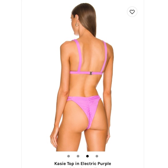 NEW WITH TAGS Revolve Michael Costello Kasie Purple Bikini Set - Picture 4 of 11
